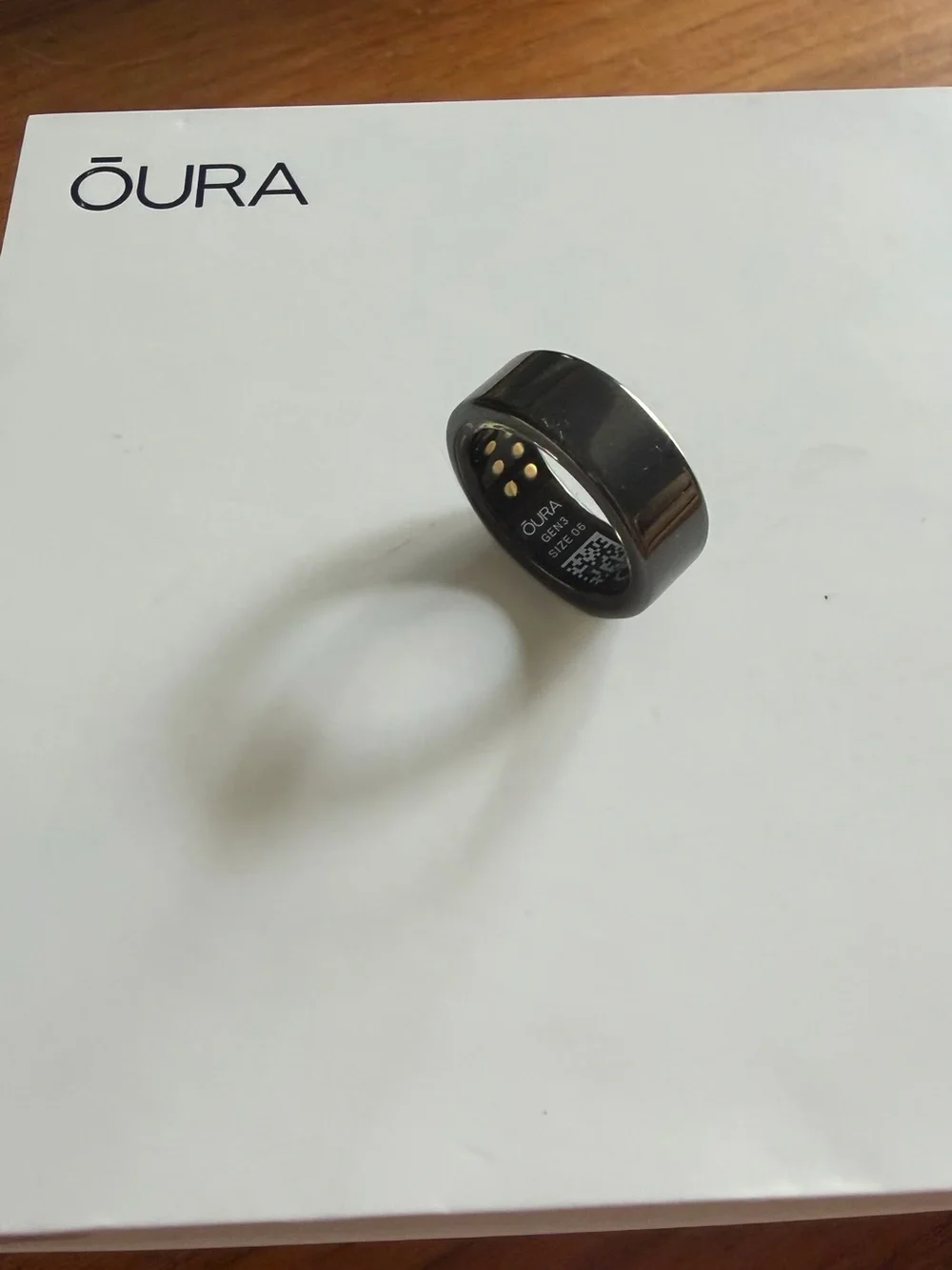 Oura Ring Gen 3 Heritage Black Size 6